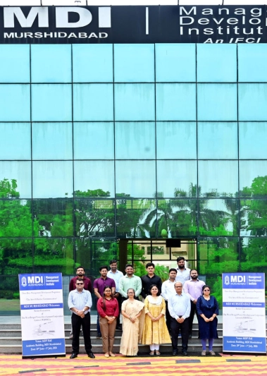 MDI Murshidabad successfully completed 3 days MDP on “The Art of Effective Communication” for the Senior Executives of The West Bengal Power Development Corporation Limited (WBPDCL)