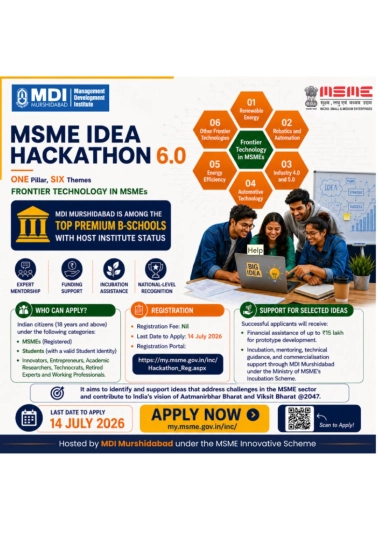 MSME Idea Hackathon 6.0